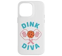 Dink Diva Funny Women Pickleball Player Case for iPhone 14 Pro Max