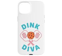 Dink Diva Funny Women Pickleball Player Case for iPhone 15 Plus