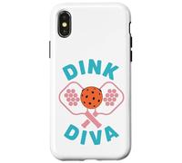 Dink Diva Funny Women Pickleball Player Case for iPhone X/XS