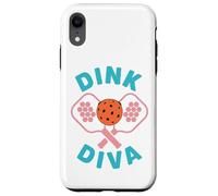 Dink Diva Funny Women Pickleball Player Case for iPhone XR