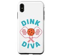 Dink Diva Funny Women Pickleball Player Case for iPhone XS Max
