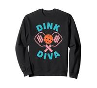 Dink Diva Funny Women Pickleball Player Sweatshirt
