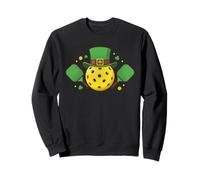 Dink Of The Irish Pickleball Leprechaun Hat St Patricks Day Sweatshirt