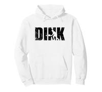 DINK Pickleball Player Silhouette Court Love Pullover Hoodie