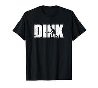 Dink Pickleball Player Silhouette Court Love T-Shirt