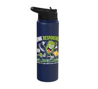 Dink Responsibly Be The Dink You Wish to See Stainless Steel Insulated Water Bottle