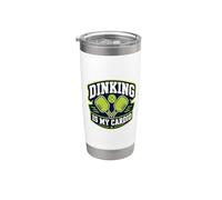 Dinking is My Cardio Funny Pickleball Player Stainless Steel Insulated Tumbler