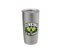 Dinking is My Cardio Funny Pickleball Player Stainless Steel Insulated Tumbler