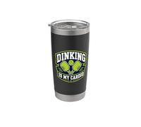 Dinking is My Cardio Funny Pickleball Player Stainless Steel Insulated Tumbler