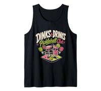 DINKS & Drinks Pickleball Club Pickleball Party Tank Top