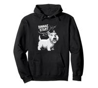 Dinnae Start Westie Dog Barking Scottish Terrier Pullover Hoodie