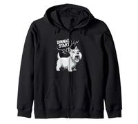 Dinnae Start Westie Dog Barking Scottish Terrier Zip Hoodie