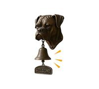Dinner Bell Outdoor, Dog Head Shape Welcome Doorbell, Vintage Farmhouse Style Bell for Front Door, Garden Sheds, Cottages, Retreats, Apartments, Weddings, and Venues