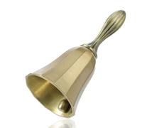 Dinner Bell, Super Loud Solid Brass Bells Small Call Bell Metal Hand Bells for Seniors Bedside, Wedding, Classroom, Meditation, Animal Training, Musical Teaching, Service