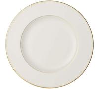 DINNER BOWL PLATE MUG PORCELAIN CUP - VILLEROY & BOCH ANMUT GOLD/SILVER