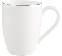 DINNER BOWL PLATE MUG PORCELAIN CUP - VILLEROY & BOCH ANMUT GOLD/SILVER