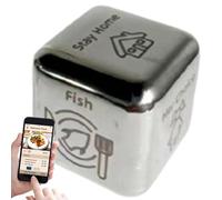 Dinner Cube, Food Cube - Couples What for Dinner Dice Games Date Night Decision Cube, Him Your Date, Night Idea, Food Cube, Food Decision Fun for Valentine's Day, Birthday