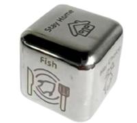 dinner dice, food dice | Date night What to dinner Decision Dice for Couples - Him, her, date night, idea, romantic food, dice, meal decision for New Year, Valentine's Day