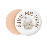 Dinner Dried Fish Cat Love Air Cushion Makeup Foundation Sponge Powder Puff