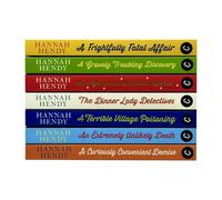 The Dinner Lady Detectives Series 7 Books Collection Set By Hannah Hendy (The Dinner Lady Detectives,An Unfortunate Christmas Murder,A Terrible Village Poisoning,Curiously Convenient Demise & More)