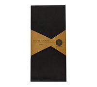 Dinner Napkins | Cloth Napkins | Hotel Napkins | Table Napkins | Premium Hotel Quality | Set of 12 | Cotton Polyester Blend | 18 x 18 in / 45 x 45 cm | Soft, Absorbent, Reusable, Durable (Black)