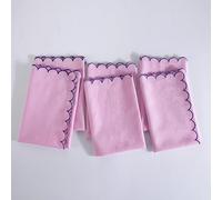 Dinner Napkins, Everyday Use, Cotton Linen Blend Napkins Set of 6 Perfect for Parties Dinners Weddings Cocktail Christmas Napkins Cloth Washable & Reusable 20x20 Lavender