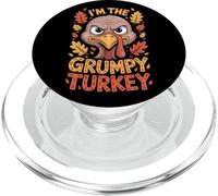 Dinner Party Fun I'm The Grumpy Turkey Thanksgiving PopSockets PopGrip for MagSafe
