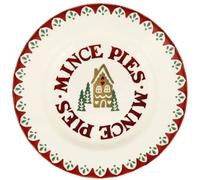 Dinner Plate: 1 X 22Cm Emma Bridgewater Gingerbread Mince Pies Medium Dinner Plate, Ceramic
