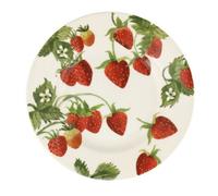 Dinner Plate: 1 X 22Cm Emma Bridgewater Strawberries Medium Dinner Plate, Ceramic
