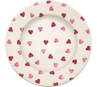 Dinner Plate: 1 X 26.5Cm Emma Bridgewater Dinner Plate Pink Hearts, Ceramic