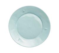 Dinner Plate: 1 X 27Cm La Rochere Bee Light Blue Dinner Plate, Ceramic