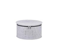 Dinner Plate Organiser with Lid, Porcelain Plates Anti-Bump Felt Storage Bag, Camping Storage Bag, Plate Storage Box, Caravan Plate Holder, Dinnerware Storage Bag for Motorhome Cupboard (Extra Large)