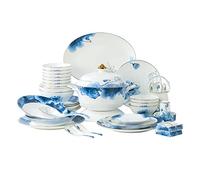Dinner Plate Set Bowl Set Ceramic Bone China Bowl Plate Tableware Rice Bowl Set