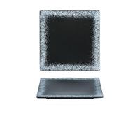 Dinner Plates Ceramic Four-Square Plate Flat Barbecue Sushi Square Creative Tableware Dinner Kitchen Salad Bowl