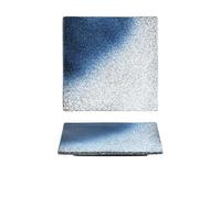 Dinner Plates Ceramic Four-Square Plate Flat Barbecue Sushi Square Creative Tableware Dinner Kitchen Salad Bowl