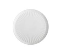 Dinner Plates Dessert Dishes Relief-Patterned White Ceramic Plate; Creative Flat Hotel-Style Western Dining Pizza Plate