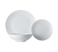Dinner Set: 12 Piece Coupe Dinner Set Maxwell & Williams White Basics, Porcelain