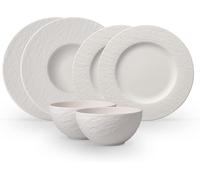Villeroy & Boch Manufacture Rock Blanc Starter Set 6pcs - Plates & Bowls