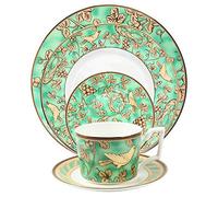 Dinner Set Vintage Look Ceramic 10 Pieces Dinnerware Set Coffee Cup Western Steak Plate Dessert Bowl Party/Kitchen/Buffe