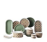 Dinnerware Set Ceramic Dinnerware Set, Meal Tools, Food Container, Soup Spoon, Fish Plate, Family and Restaurant Use, Coffee(Model P)
