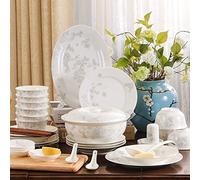 Dinnerware Set Dinner Party Tableware,One Color,46pieces