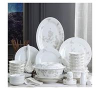 Dinnerware Set Dinner Party Tableware,One Color,50pieces