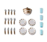 Dinnerware Set For Dollhouse Lundby Genuine Toy Gift Child New