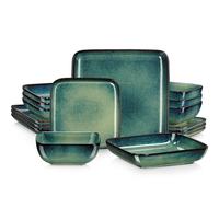 Dinnerware set Tableware set earthenware green 4, 8, 12 people Vancasso stern