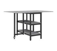 vidaXL Dinning Table 122 x 80 x 76.5 cm Engineered Wood Grey Sonoma