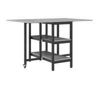 vidaXL Dinning Table 122 x 80 x 76.5 cm Engineered Wood Grey Sonoma