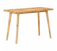 vidaXL Dinning Table Natural 100 x 55 x 75 cm Solid Mango Wood