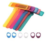 Dinntty 6set Finger Focus Highlighter, Guided Strips Clear, Colored Trackers,Dyslexia Readers Tools for Adults Teens Students, Classroom, Home School Supplies