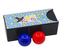 Dinntty Box Turning the Red Ball Into the Blue Ball Magic Tricks Close Up Magic Box Classic Magic Tricks Magic Gimmick Props