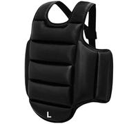 Dinntty Boxing Chest Guard, Taekwondo Chest Guard Vest, Kickboxing Mma Muay Thai Body Protector, Adjustable Strike Shield Martial Arts Upper Belly Ribs Protection Pad